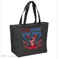 Stars Stripes And Equal Rights Patriotic Activist Tote Bag thumb 2