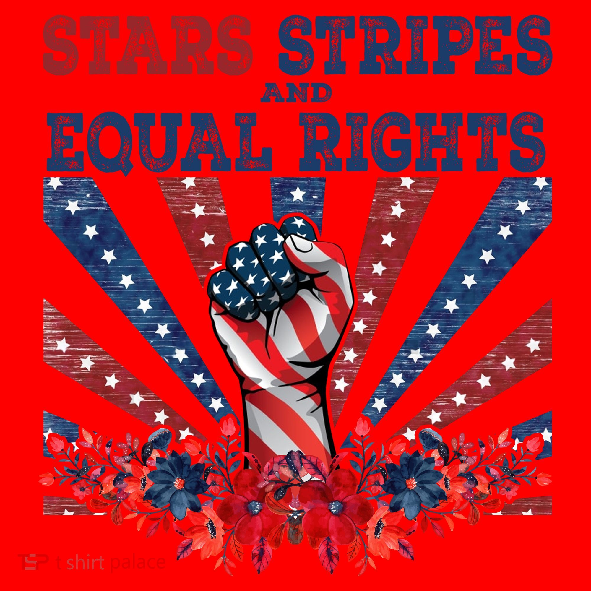 Stars Stripes And Equal Rights Patriotic Activist Santa Hat