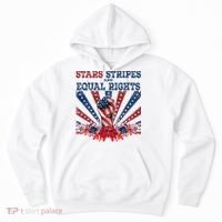 Stars Stripes And Equal Rights Patriotic Activist Hoodie thumb 0