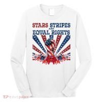Stars Stripes And Equal Rights Patriotic Activist Long Sleeve Shirt thumb 0
