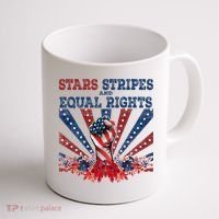 Stars Stripes And Equal Rights Patriotic Activist Coffee Mug thumb 1