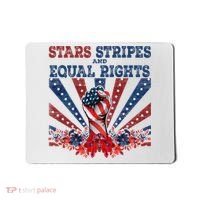 Stars Stripes And Equal Rights Patriotic Activist Mousepad thumb 0