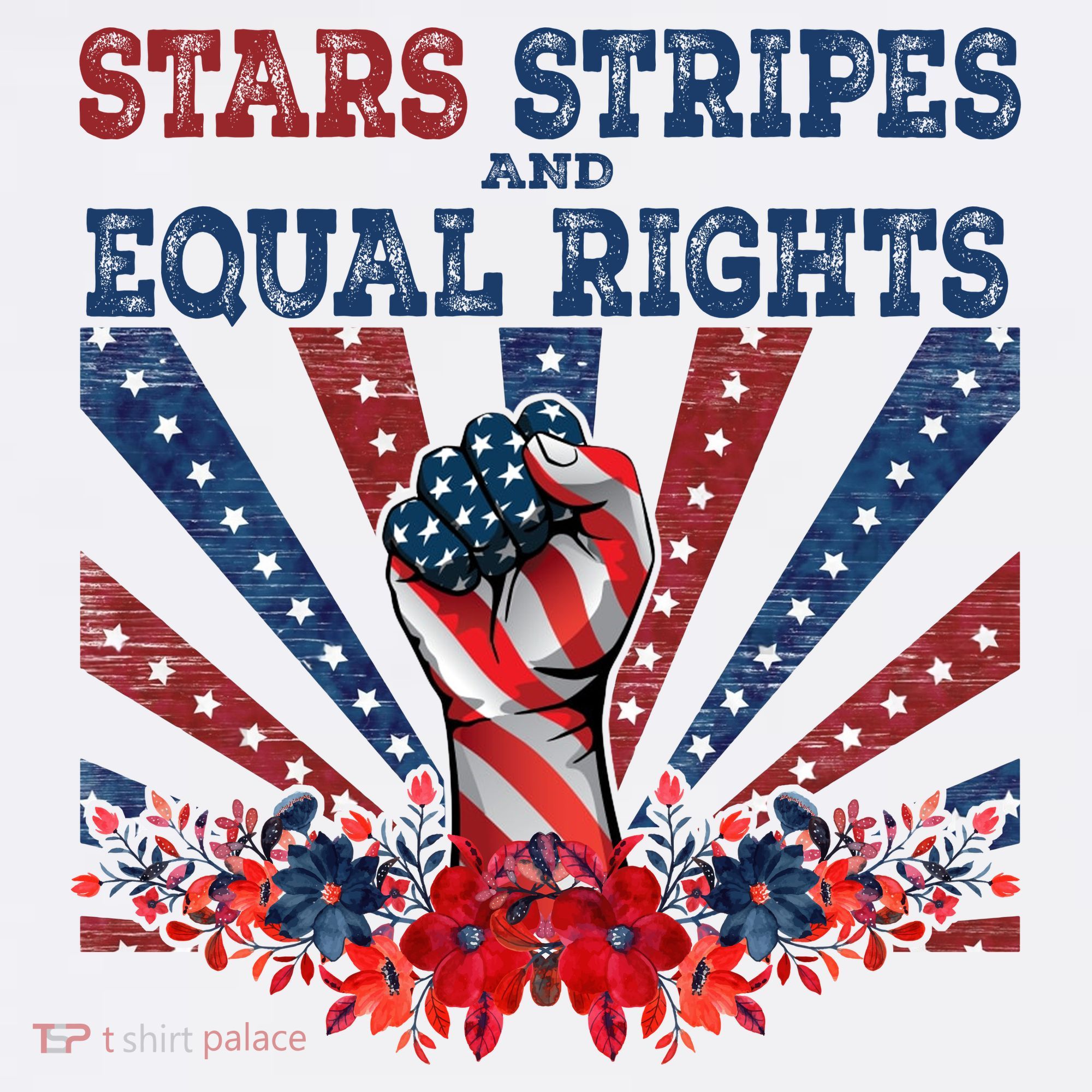 Stars Stripes And Equal Rights Patriotic Activist Mousepad