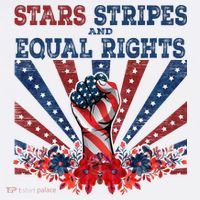 Stars Stripes And Equal Rights Patriotic Activist Hat thumb 2