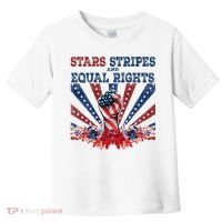 Stars Stripes And Equal Rights Patriotic Activist Toddler T-Shirt thumb 0