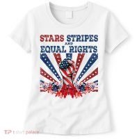 Stars Stripes And Equal Rights Patriotic Activist Women's T-Shirt thumb 0