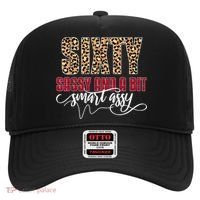 Sixty Sassy And A Bit Smart Assy - Wo 60th Birthday Hat thumb 0
