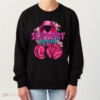 Support Squad Breast Cancer Awareness Boxing Gloves Women's Sweatshirt thumb 0