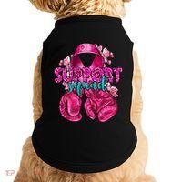 Support Squad Breast Cancer Awareness Boxing Gloves Doggie Tank thumb 0