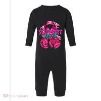 Support Squad Breast Cancer Awareness Boxing Gloves Infant Fleece One Piece thumb 0