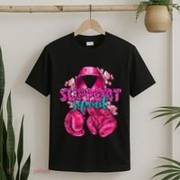 Support Squad Breast Cancer Awareness Boxing Gloves T-Shirt thumb 2