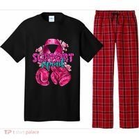 Support Squad Breast Cancer Awareness Boxing Gloves Pajama Set thumb 0
