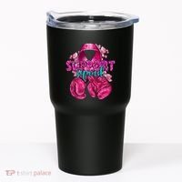 Support Squad Breast Cancer Awareness Boxing Gloves Tumbler thumb 0