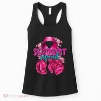 Support Squad Breast Cancer Awareness Boxing Gloves Women's Tank Top thumb 0