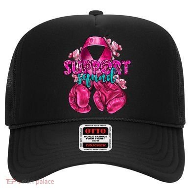 Support Squad Breast Cancer Awareness Boxing Gloves Hat