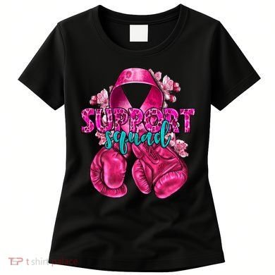 Support Squad Breast Cancer Awareness Boxing Gloves Women's T-Shirt