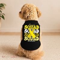 Support Squad Bone Cancer Awareness Doggie Tank thumb 2