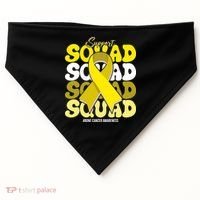 Support Squad Bone Cancer Awareness USA-Made Doggie Bandana thumb 0