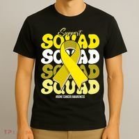 Support Squad Bone Cancer Awareness T-Shirt thumb 3