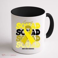 Support Squad Bone Cancer Awareness Coffee Mug thumb 1
