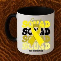 Support Squad Bone Cancer Awareness Coffee Mug thumb 2