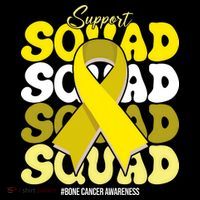 Support Squad Bone Cancer Awareness Coaster thumb 2