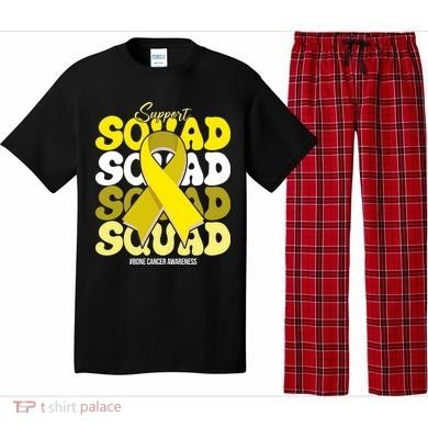 Support Squad Bone Cancer Awareness Pajama Set