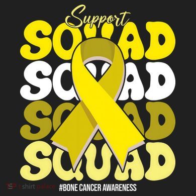 Support Squad Bone Cancer Awareness Urban Oversized Heavyweight T-Shirt
