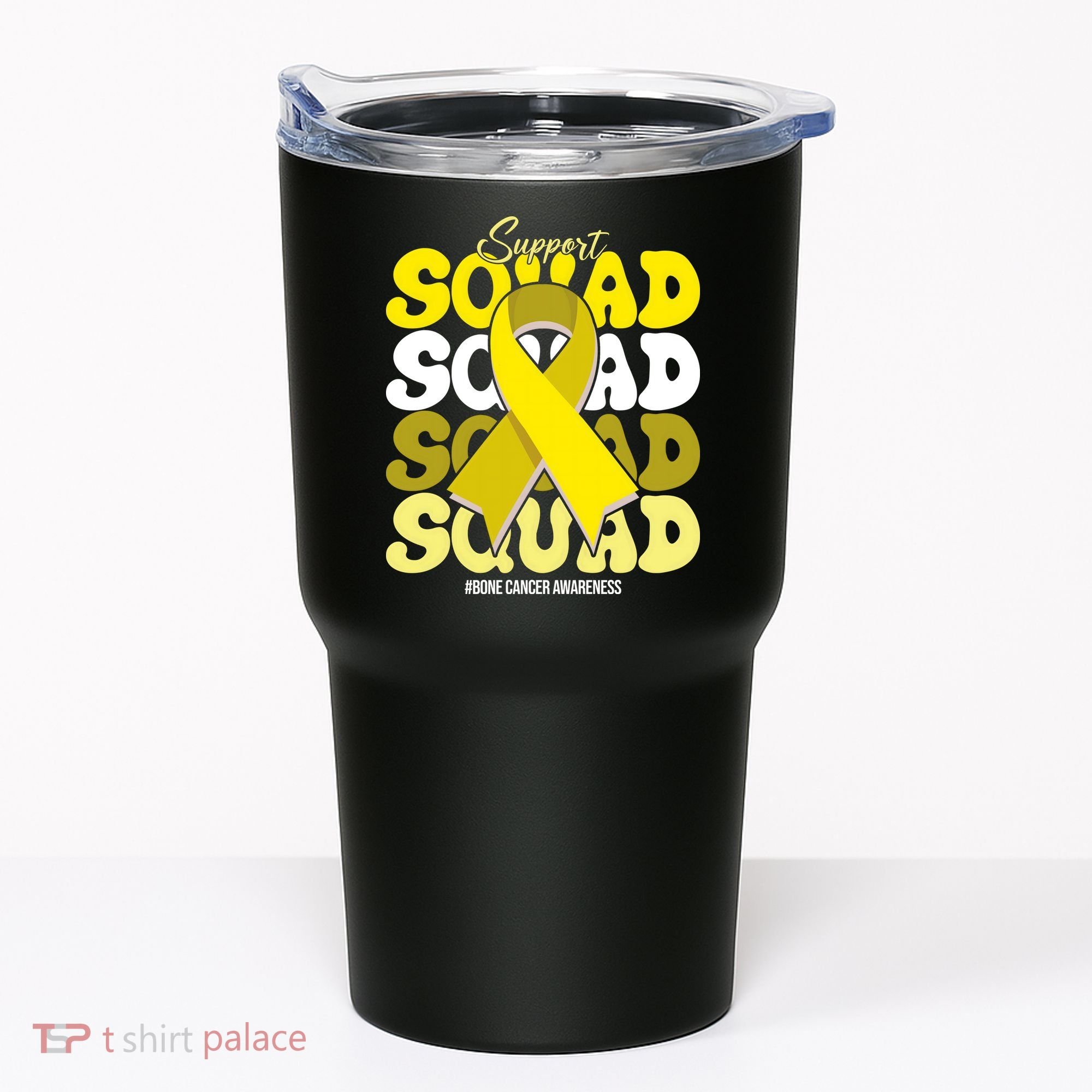 Support Squad Bone Cancer Awareness Tumbler