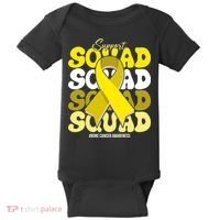 Support Squad Bone Cancer Awareness Baby Bodysuit thumb 0