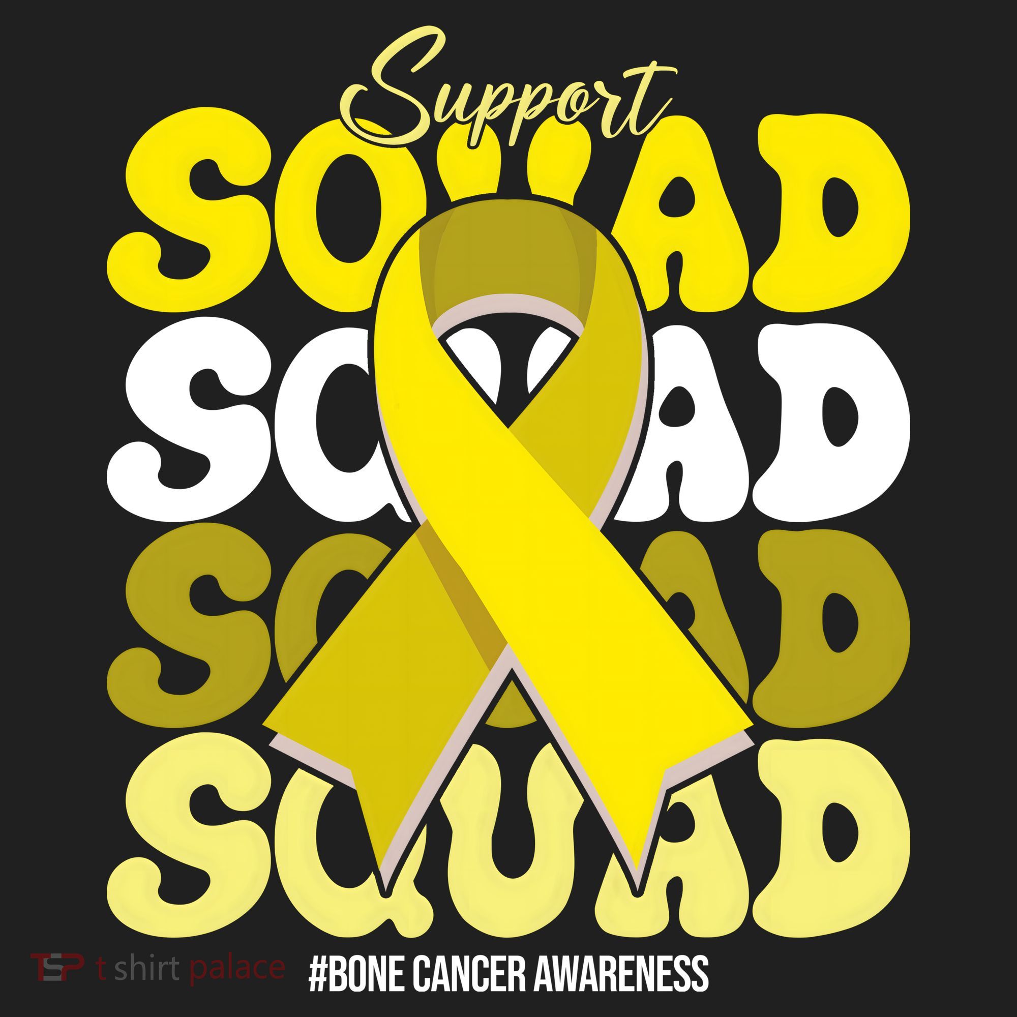 Support Squad Bone Cancer Awareness Hat