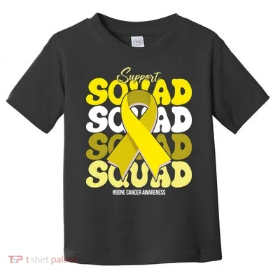 Support Squad Bone Cancer Awareness Toddler T-Shirt
