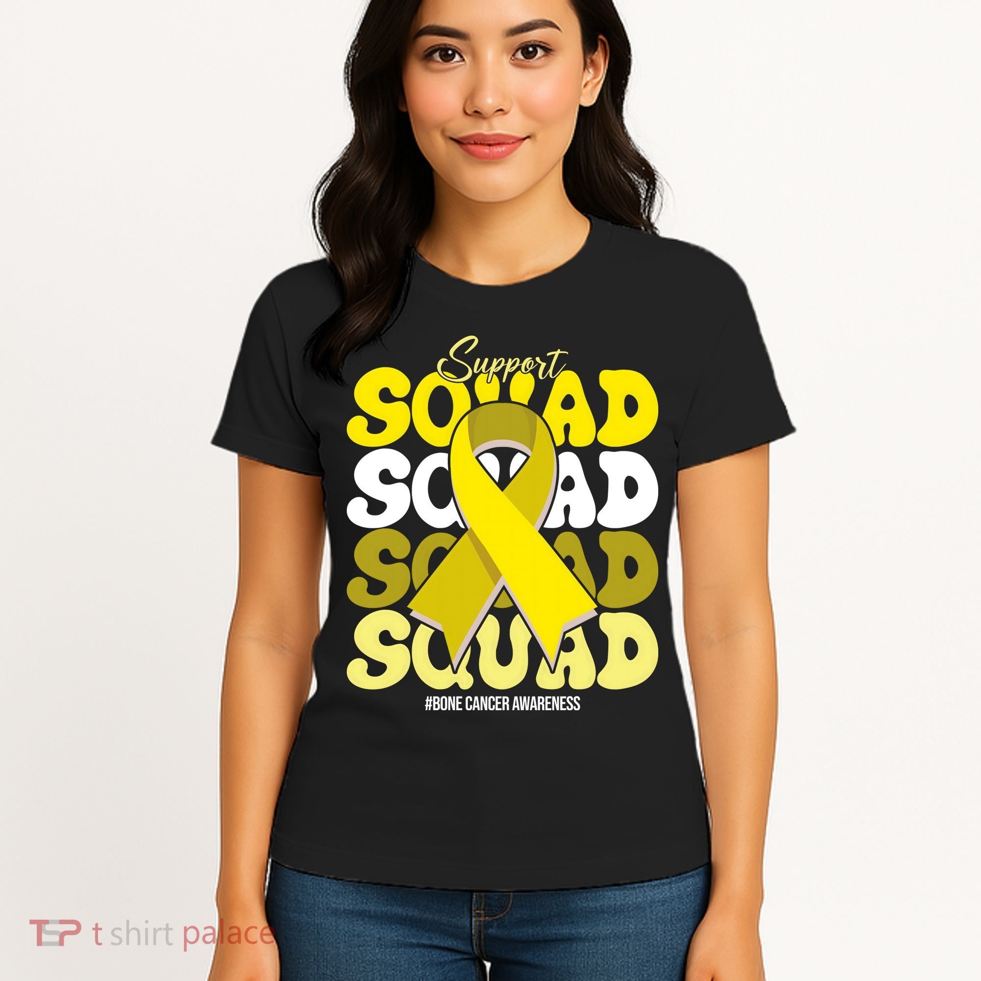 Support Squad Bone Cancer Awareness Women's T-Shirt