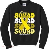 Support Squad Bone Cancer Awareness Kids Sweatshirt thumb 0