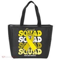 Support Squad Bone Cancer Awareness Tote Bag thumb 0