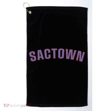 Sactown - SacraM.e.nto Basketball Golf Towel