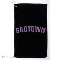 Sactown - SacraM.e.nto Basketball Golf Towel thumb 0