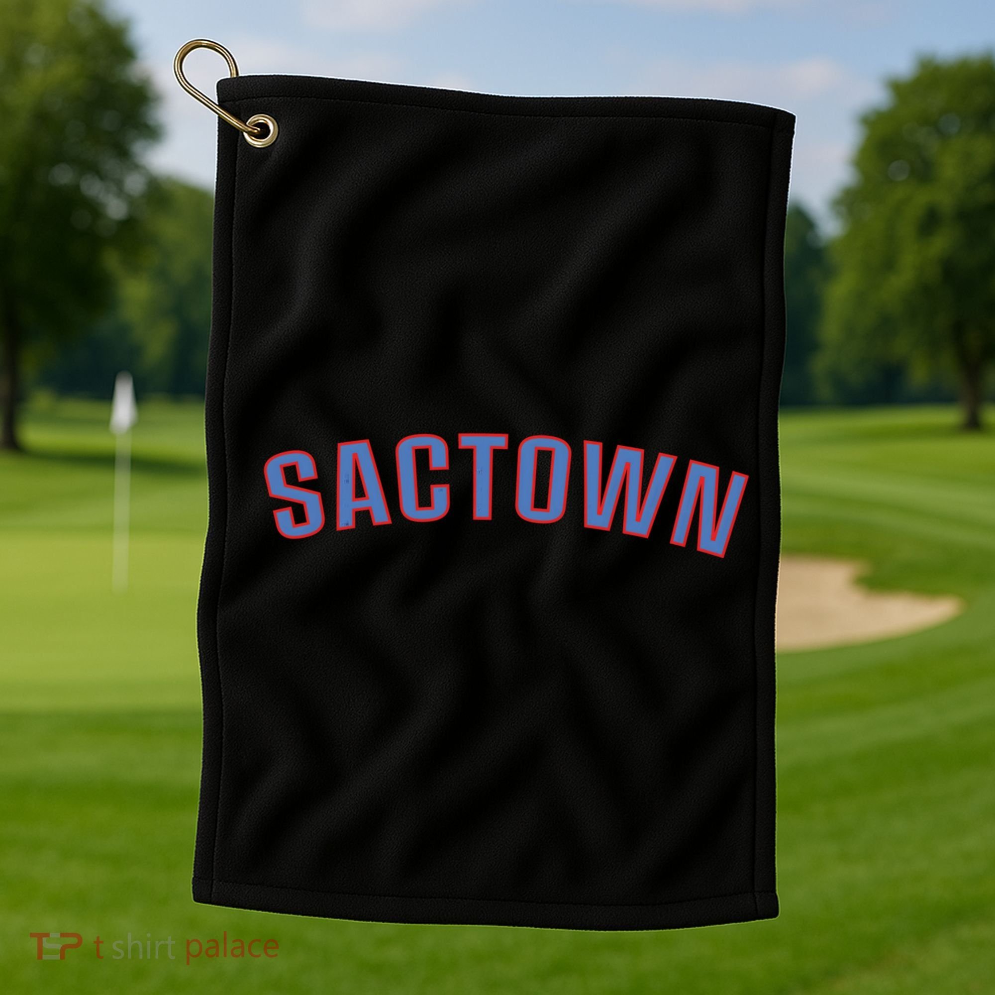 Sactown - SacraM.e.nto Basketball Golf Towel