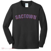 Sactown - SacraM.e.nto Basketball Kids Long Sleeve Shirt thumb 0