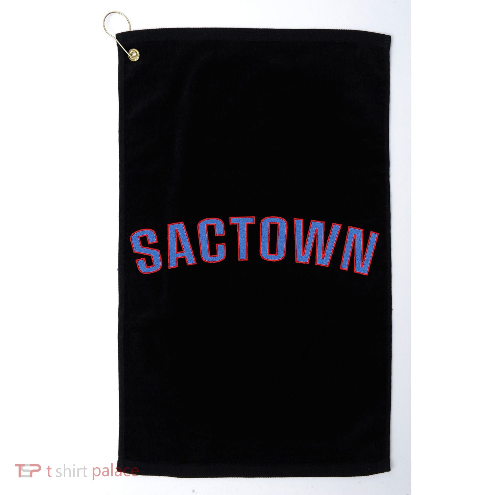 Sactown Sacramento Basketball Golf Towel