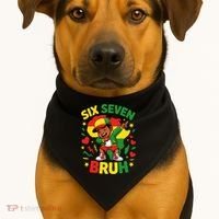 Six Seven Bruh 67 Juneteenth 6-7 Meme USA-Made Doggie Bandana thumb 1
