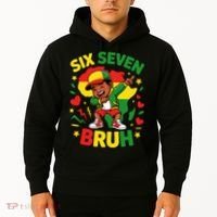 Six Seven Bruh 67 Juneteenth 6-7 Meme Hoodie thumb 2