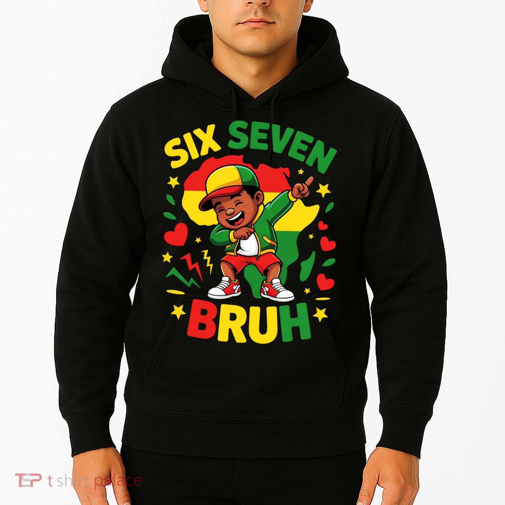 Six Seven Bruh 67 Juneteenth 6-7 Meme Hoodie