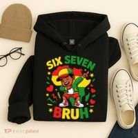 Six Seven Bruh 67 Juneteenth 6-7 Meme Hoodie thumb 4
