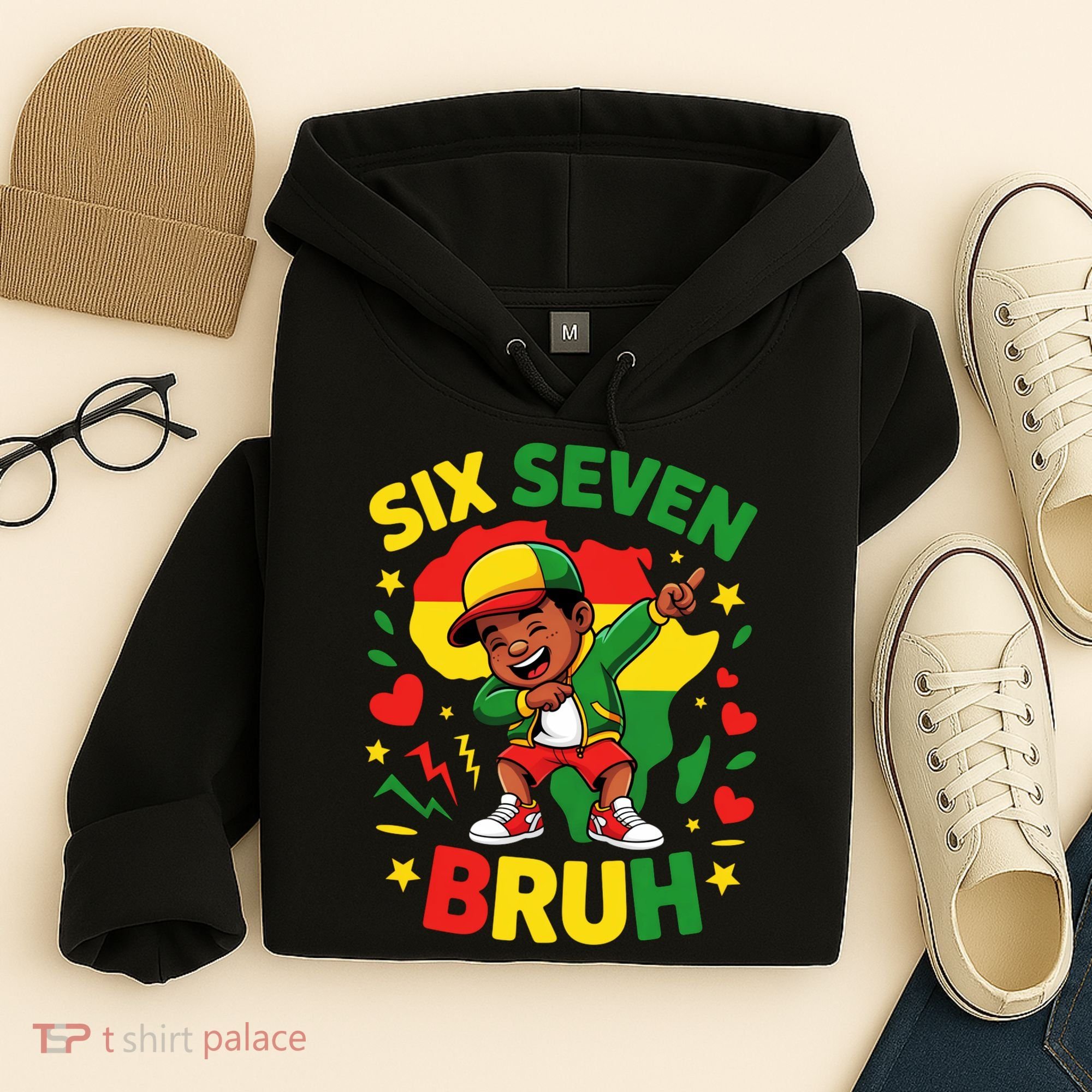 Six Seven Bruh 67 Juneteenth 6-7 Meme Hoodie