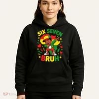 Six Seven Bruh 67 Juneteenth 6-7 Meme Hoodie thumb 5
