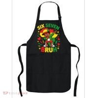 Six Seven Bruh 67 Juneteenth 6-7 Meme Apron thumb 0