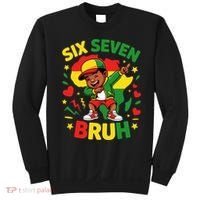 Six Seven Bruh 67 Juneteenth 6-7 Meme Sweatshirt thumb 0