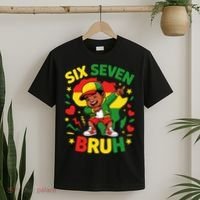 Six Seven Bruh 67 Juneteenth 6-7 Meme T-Shirt thumb 2
