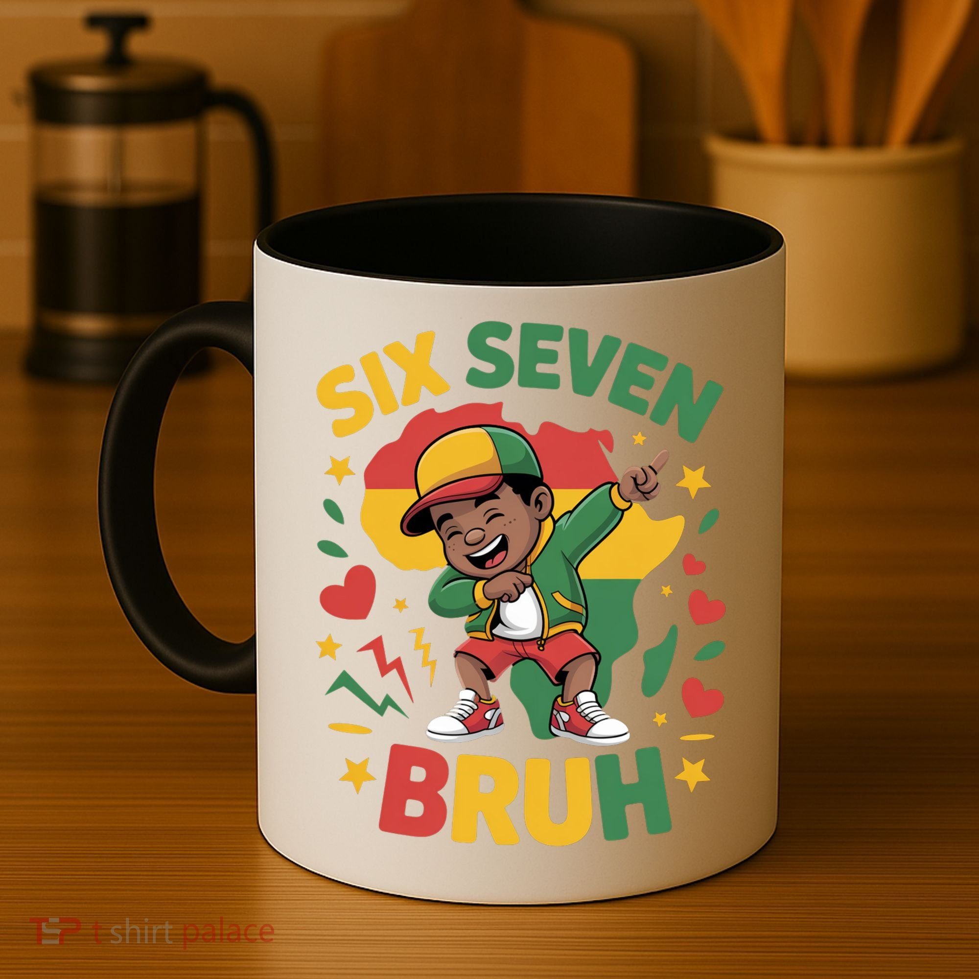 Six Seven Bruh 67 Juneteenth 6-7 Meme Coffee Mug
